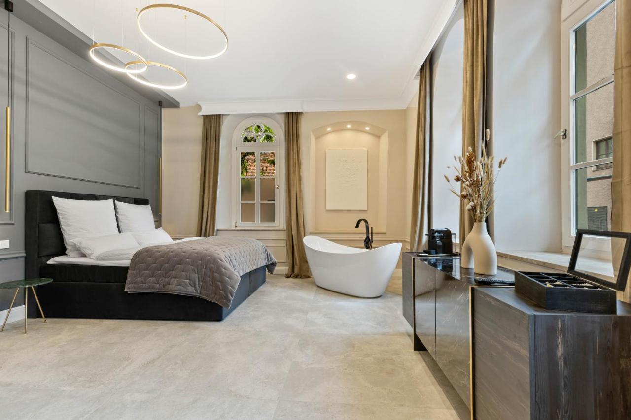 Boutique Rooms I Luxus Suite I Center I Boxspring Augsburg Luaran gambar